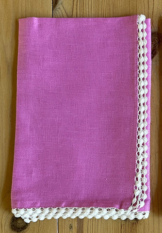 LINEN NAPKIN ~ HIBISCUS