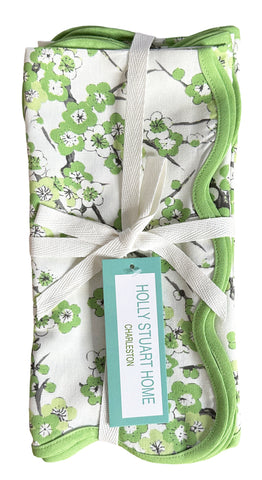 BLOSSOM NAPKIN ~ GREEN