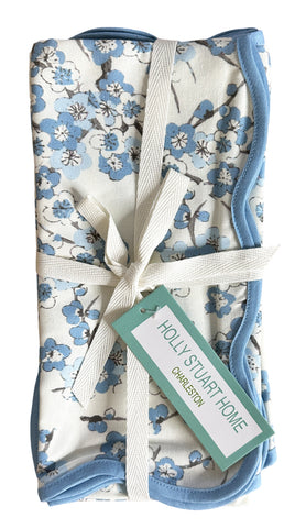 BLOSSOM NAPKIN ~ SKY BLUE