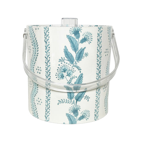 ICE BUCKET EMMA MID BLUE WITH  ACRYLIC HANDLE